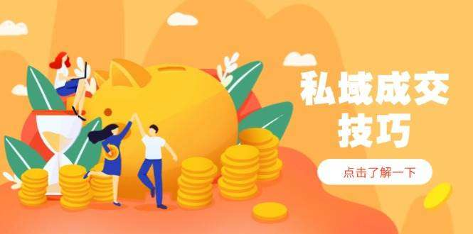 私域成交快速变现技巧【从入门到精通】2025破解四大痛点，轻松收钱-欢迎访问本站